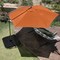 Pure Garden 10 Ft Offset Umbrella with Square Base, Terracotta 50-LG1055B - alternate 1